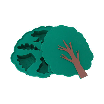 아기용 클립온 뚜?? 이 있는 실리콘 냉장고 트레이 씹을 수 있는 음식 완벽한 저장 용기 0-12개월 2-4년 케이크 도구