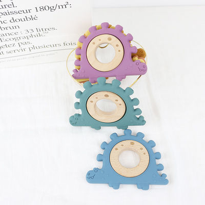 품질  Multi Color Silicone Children Wooden Toys Wristband For Infant 공장