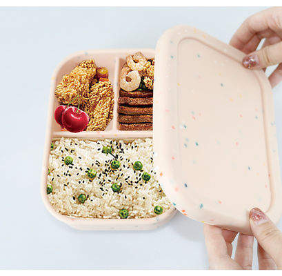 품질  Sustainable Silicone Food Storage Container For Students Workers ODM 공장