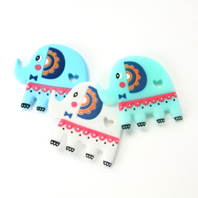 품질  Elephant Food Grade Silicone Baby Teether BPA Free With Customize Logo 공장