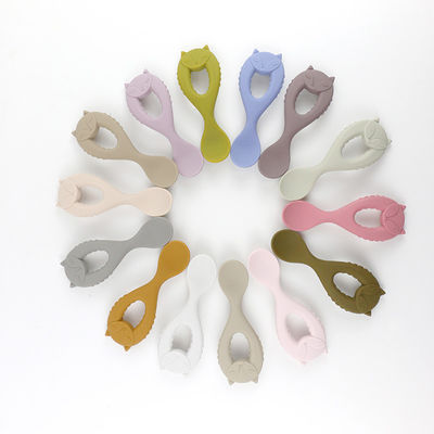 신제품 베이비 스푼 식품 등급 실리콘 스푼