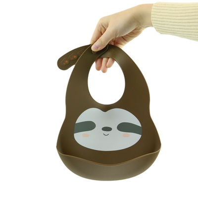 신생아 귀여운 실리콘은 부스러기 캐처 Eco 친소재로 비브스