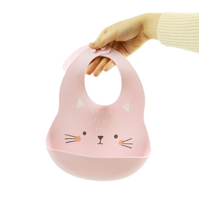 신생아 귀여운 실리콘은 부스러기 캐처 Eco 친소재로 비브스