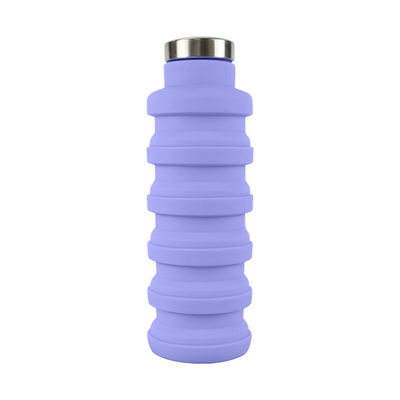 운영하기 위한 OEM ODM 실리콘 물병 소프트 폴드형 500Ml