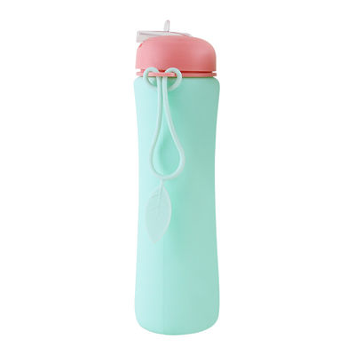 운영하기 위한 OEM ODM 실리콘 물병 소프트 폴드형 500Ml