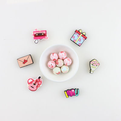 아기 DIY 경품을 위한 비즈 빈 독성의를 테어스링 핑크색 보석 실리콘