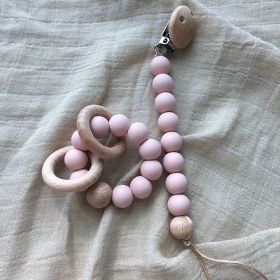 놀아 젖먹이 아기 아이들을 위한 비즈 밴드를 테어스링 주문 제작된 실리콘