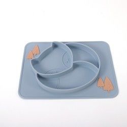 양분된 유아 실리콘이 소프트를 도금처리하는 흡수는 로고를 특화합니다
