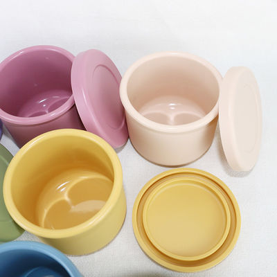 BPA 무료 실리콘 화채 세트, 주문 제작된 로고와 실리콘 벤토 박스