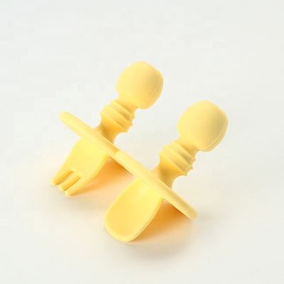 작은 식품 등급 실리콘은 아기 유아를 위해 BPA 무료 비 독성의를 분기시키고 숟가락으로 뜹니다