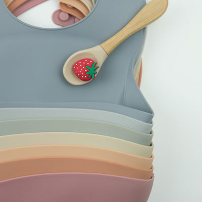 아기 유아 공급을 위해 오래간 개별적 실리콘 아기 앞치마의 가슴부분