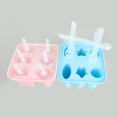 식품 등급 부드러운 실리콘재와 가족 DIY 아이스크림 주형 트레이