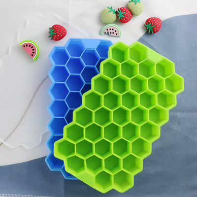 Lid 벌집 형상 OEM과 PVC 무료 연질고무 아이스 큐브 트레이