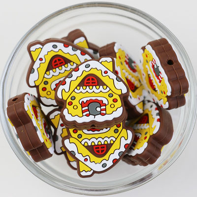 맞춤형 크리스마스 실리콘 화상 구슬