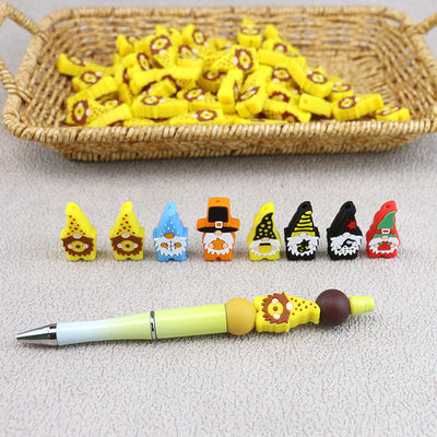 귀여운 만화 실리콘 GNOME 초점 비즈 100 PC 맞춘 낮은 MOQ