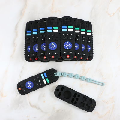 다양한 색상 텔레비전 제어기 실리콘 깨물고 노는 장난감 장난감에서 맞춘 다양한 디자인 아기 치생 제품