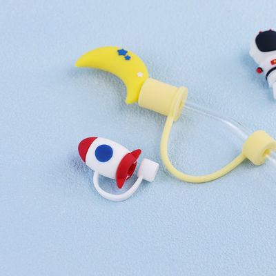사용자 정의 8mm 10mm 12mm 14mm 15mm 실리콘 밀짚 커버 다른 재료 밀짚 실리콘 매력에 맞게