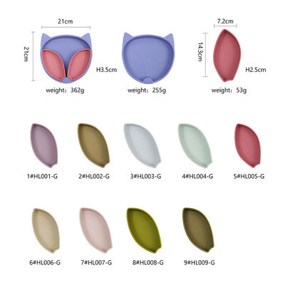비 유독한 유아 실리콘에 의하여 분할되는 동물 모양 판 접지 닦은 기계 안전