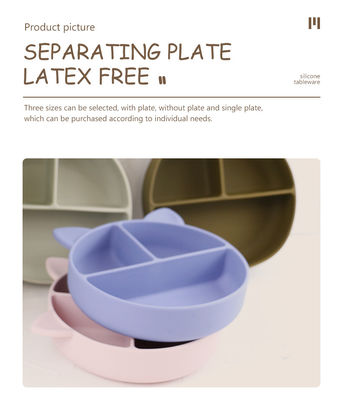 둥근 실리콘 아이들 Placemats -40℃~230℃ 온도 편차