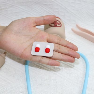 ODM 아기 실리콘 장난감 환경 친화적 MOQ 100 BPA 무료 어린이 실리콘 의사 키트