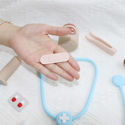 ODM 아기 실리콘 장난감 환경 친화적 MOQ 100 BPA 무료 어린이 실리콘 의사 키트