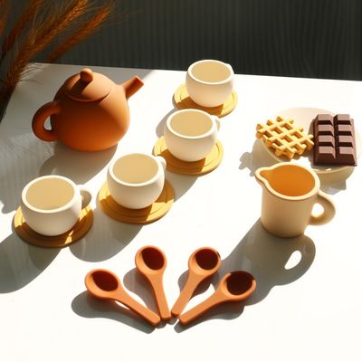 CE 안전 표준 아기 실리콘 장난감과 실리콘 장난감과 차장 세트 17PCS