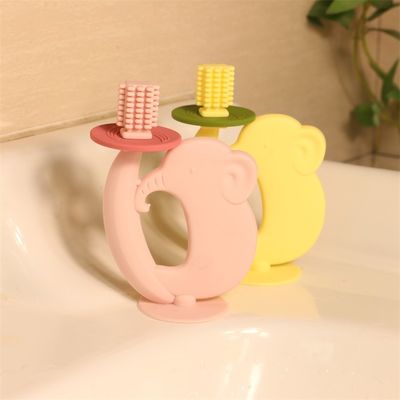 실리콘 베이비 테더 BPA 무료 부드러운 질감 통증 치아 완화 치아 완화 실리콘 테더 아기 장난감 안전
