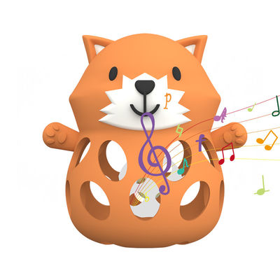 동물 여우와 곰 아기 0-6 개월의 아기에게 의료 수준의 완화 치아 통증을 완화 시리콘 치아