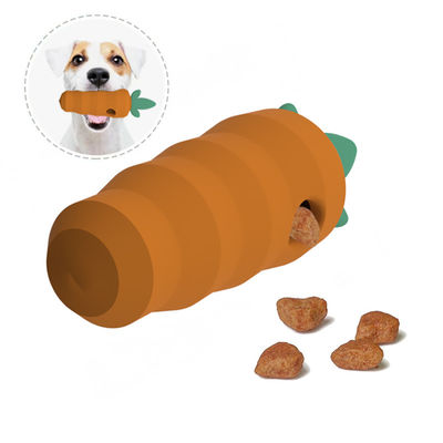 동광 장난감 공장 BPA 무료 PVC 무료 Phthalate 무료 부드러운 고무 실리콘 애완 동물 개 치아 당근 모양 실리콘 장난감