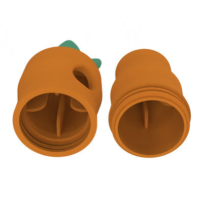동광 장난감 공장 BPA 무료 PVC 무료 Phthalate 무료 부드러운 고무 실리콘 애완 동물 개 치아 당근 모양 실리콘 장난감