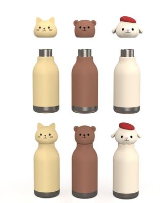 사용자 지정 만화 로고 실리콘 테르모스 컵 텀블러 교체 뚜?? 스플래시 저항 뚜?? 컵 커버