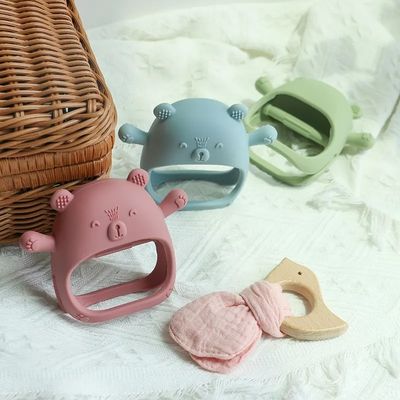 PAISEN 사용자 지정 부드러운 치아 장난감 치아 장갑 신생아 BPA 무료 아기 실리콘 치아 아기용 장갑