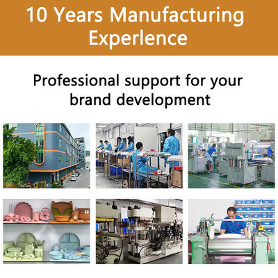 식품 등급 실리콘 샐러드 점심 용기 BPA가 없는 재사용 가능한 마이크로 웨이브 안전 안티 슬리프 기능 0-1L 용량