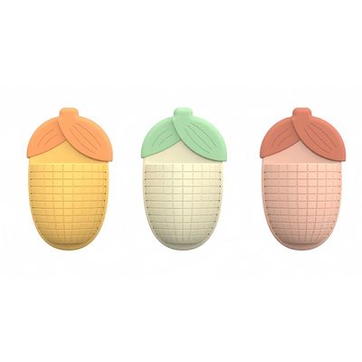 귀여운 옥수수 모양 흡입 컵 치약 홀더 – 다기능 욕실 정리함