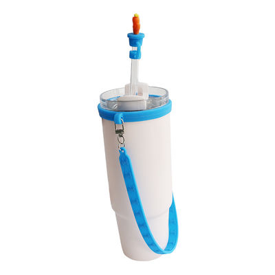 30oz 40oz Tumbler Handle 안티 스크래치 실리콘 컵 수갑과 안티 슬리프 물병 손잡이 스트랩