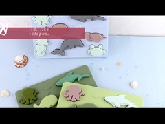 아이들 유치원을 위한 맞춘 실리콘 몬테소리 형태 난문