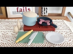 놀이 집 주방 요리를 위한 2023년 새로운 비 유독한 BPA 무료 아기 실리콘 장난감