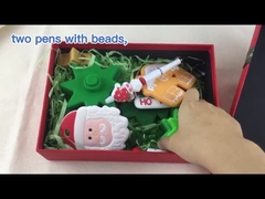 크리스마스 트리 적층화를 위해 우호적인 OEM 식품 등급 아기 실리콘 장난감 Eco