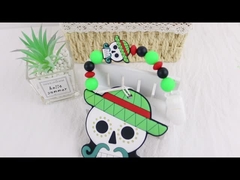 핼로윈은 치생 고통을 달래서 화려한 모자 실리콘 아기 깨물고 노는 장난감을 미혹시킵니다